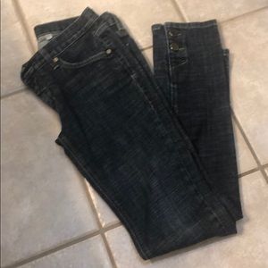 Bebe skinny dark jeans